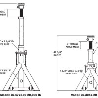 Full height Mobile Jacks Stands