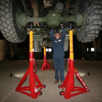 Underneath Jackstands