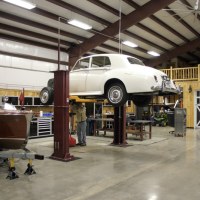 Mohawk 2 post car lift shown at home shop