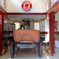Mohawk 2 post car lift shown at home shop