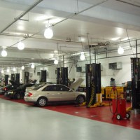 2 Post Auto Lift Low Riding Application