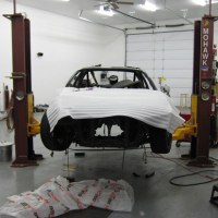 Mohawk auto lift at SEMA garage