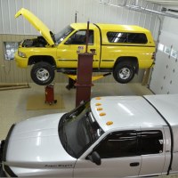System I two post vehicle lift