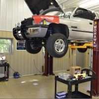 System I two post car lift 