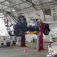 Mohawk's 2 post truck lift