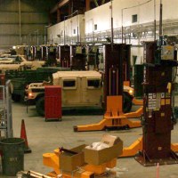 Mohawk's truck lift shown at military base